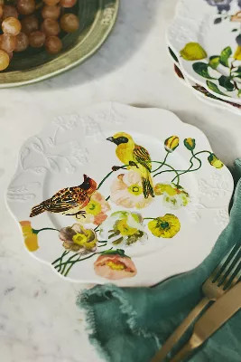 Nathalie Lete Marais Stoneware Dessert Plate | Anthropologie (US)