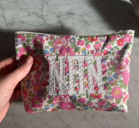 The cutest livery print pouch from Etsy for under $50! A great personalized gift! 