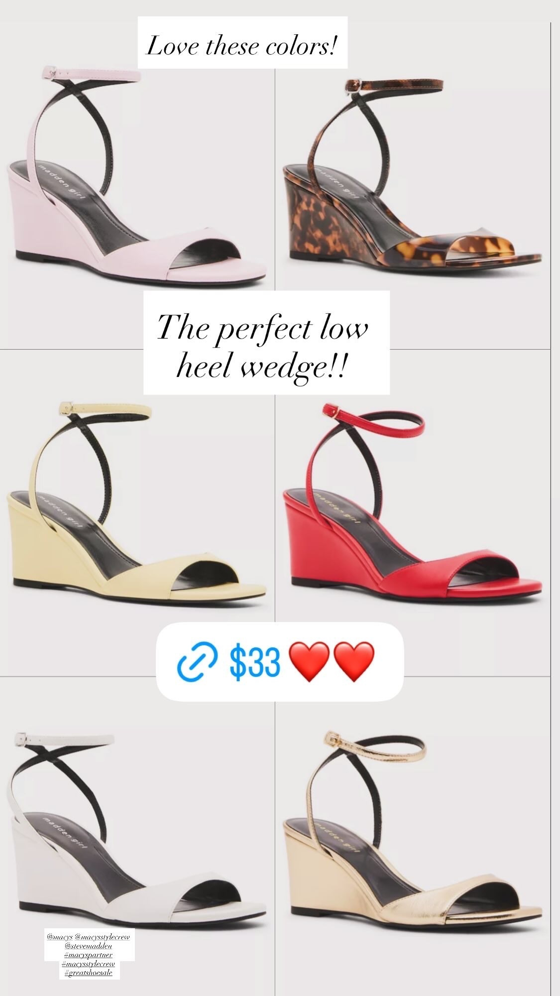 The perfect low heel wedge 40% off today !

#LTKmomlife #LTKootd #LTKgrwm