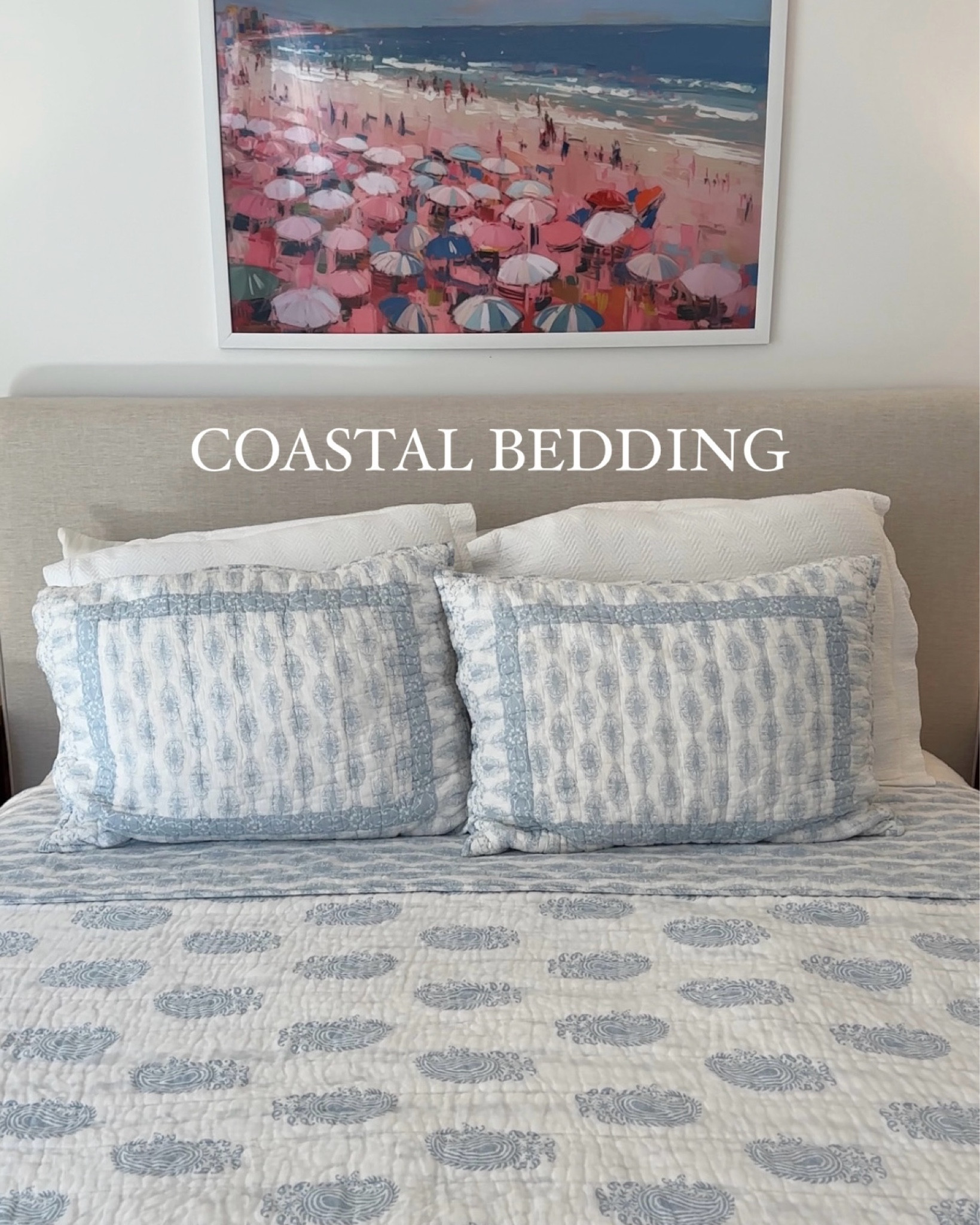 Cute coastal bedding options! 🤍🌊

#LTKHome
