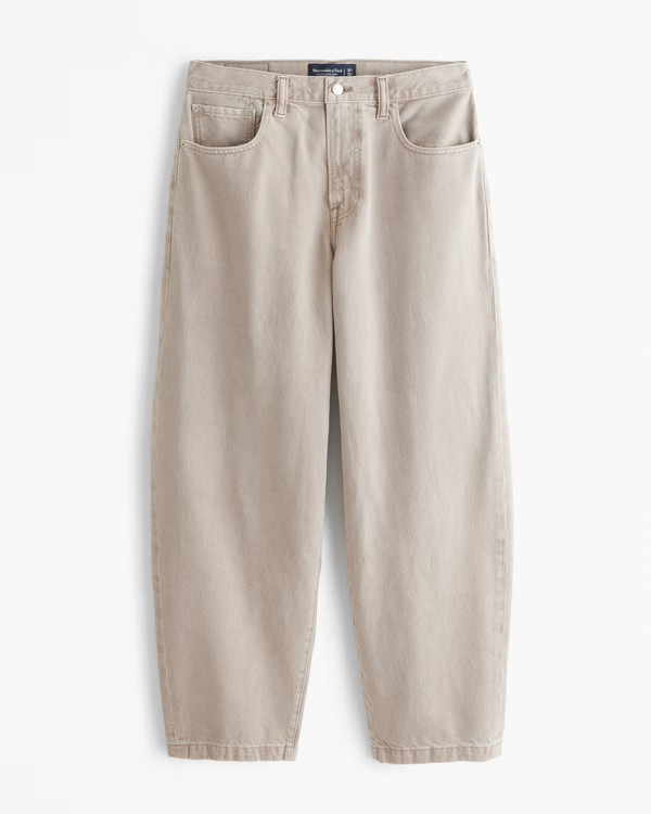 Men's Ultra Baggy Barrel Jean | Men's Bottoms | Abercrombie.com | Abercrombie & Fitch (US)