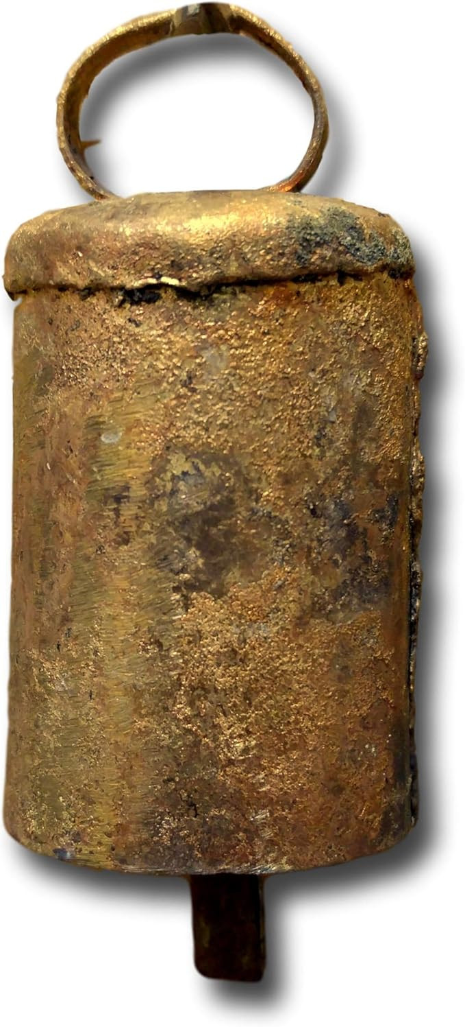 Six 2.75 inches high Tin Bells with Metal Striker Bell Chime | Amazon (US)