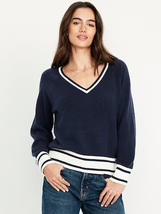SoSoft Loose V-Neck Sweater | Old Navy (US)