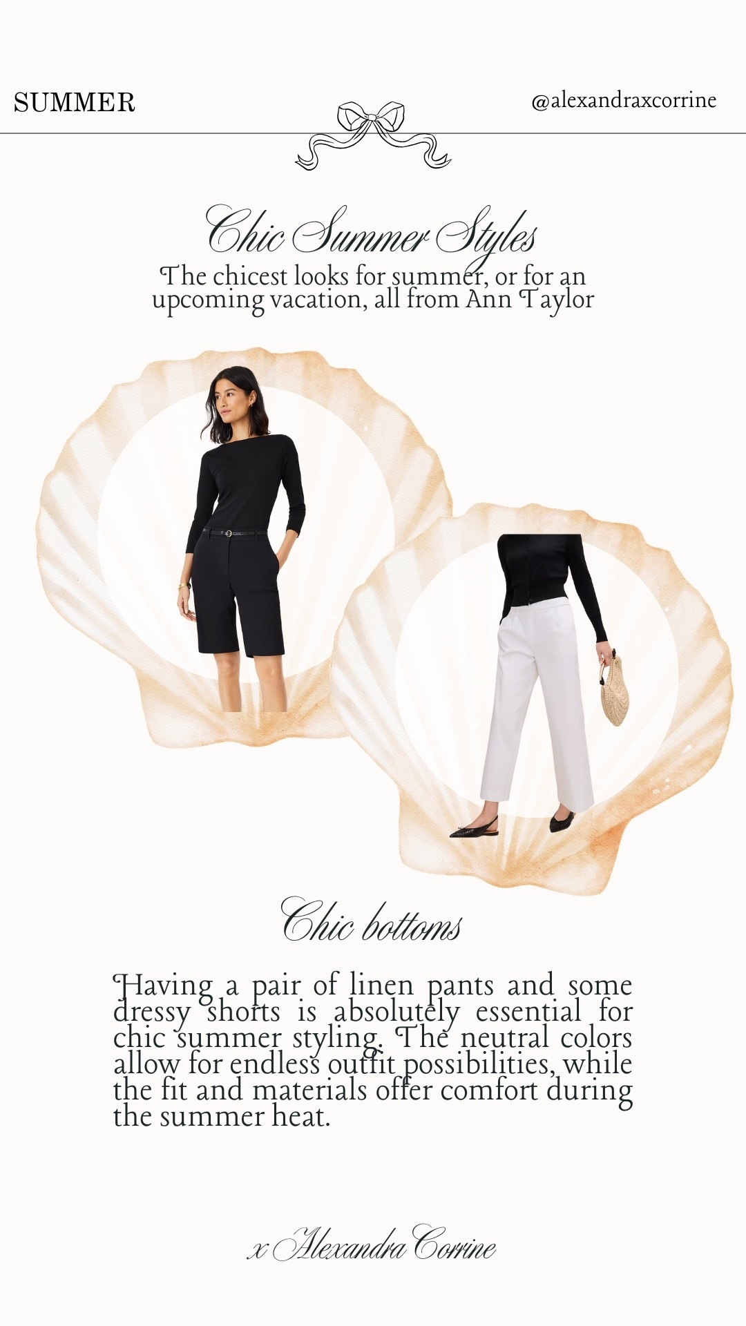 Chic summer styles 🐚 The chicest looks for summer, or for an upcoming vacation, all from Ann Taylor 🥂

Summer fashion, summer outfit inspo, outfit ideas, vacation outfit ideas, linen, coord sets, matching sets, sundresses

#LTKSeasonal #LTKootd