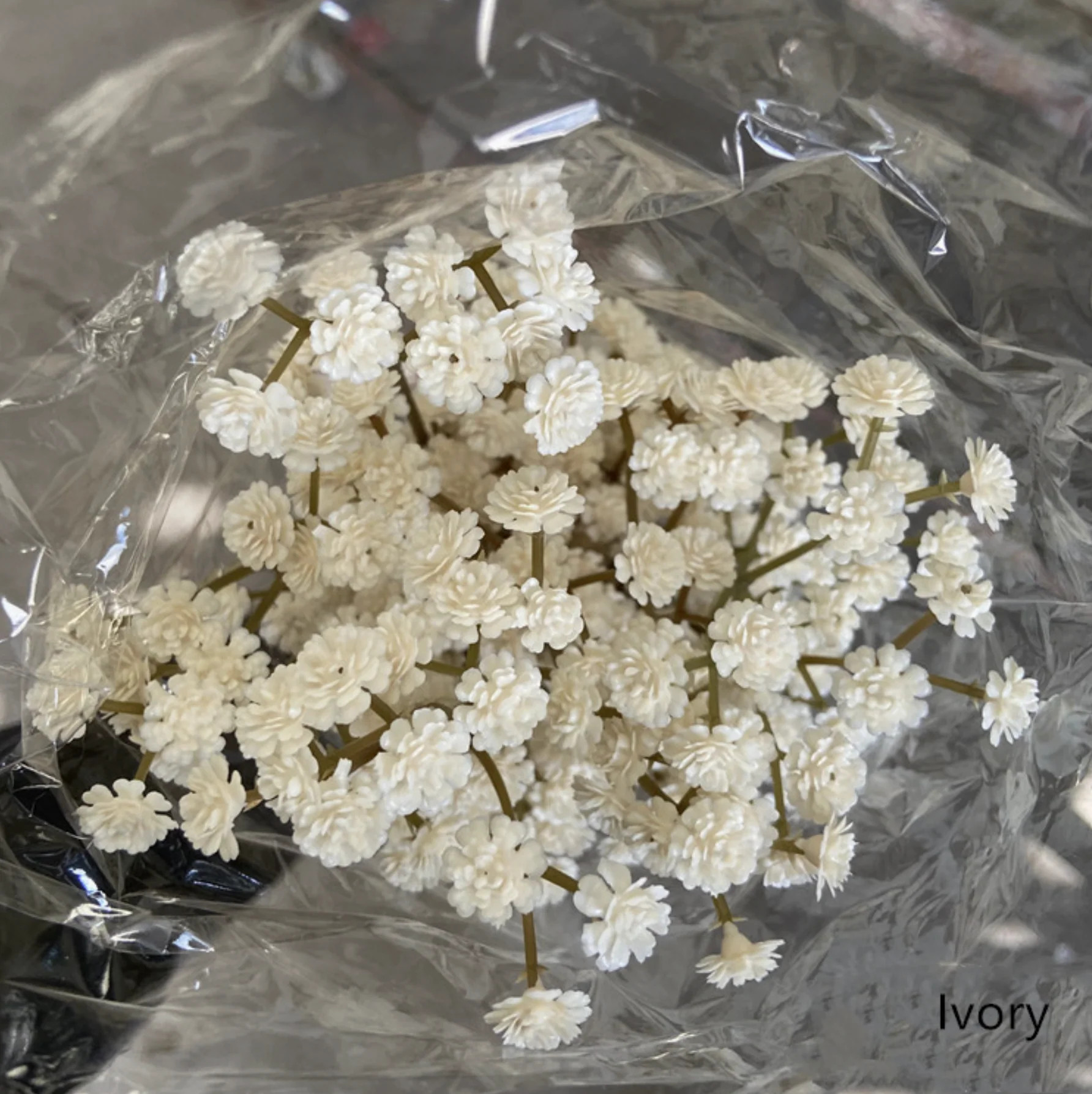 24" Soft Touch Ivory Babysbreath | Eco Chic Home