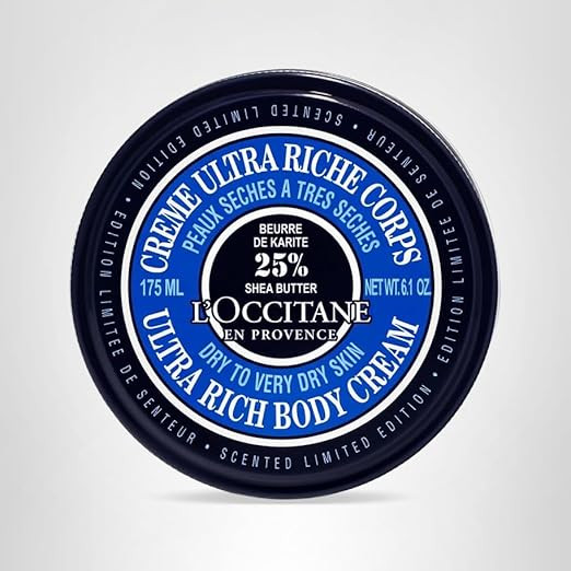 L’Occitane Shea Butter Ultra Rich Body Cream, Nourishing Moisturizer for Dry, Sensitive Skin, F... | Amazon (US)