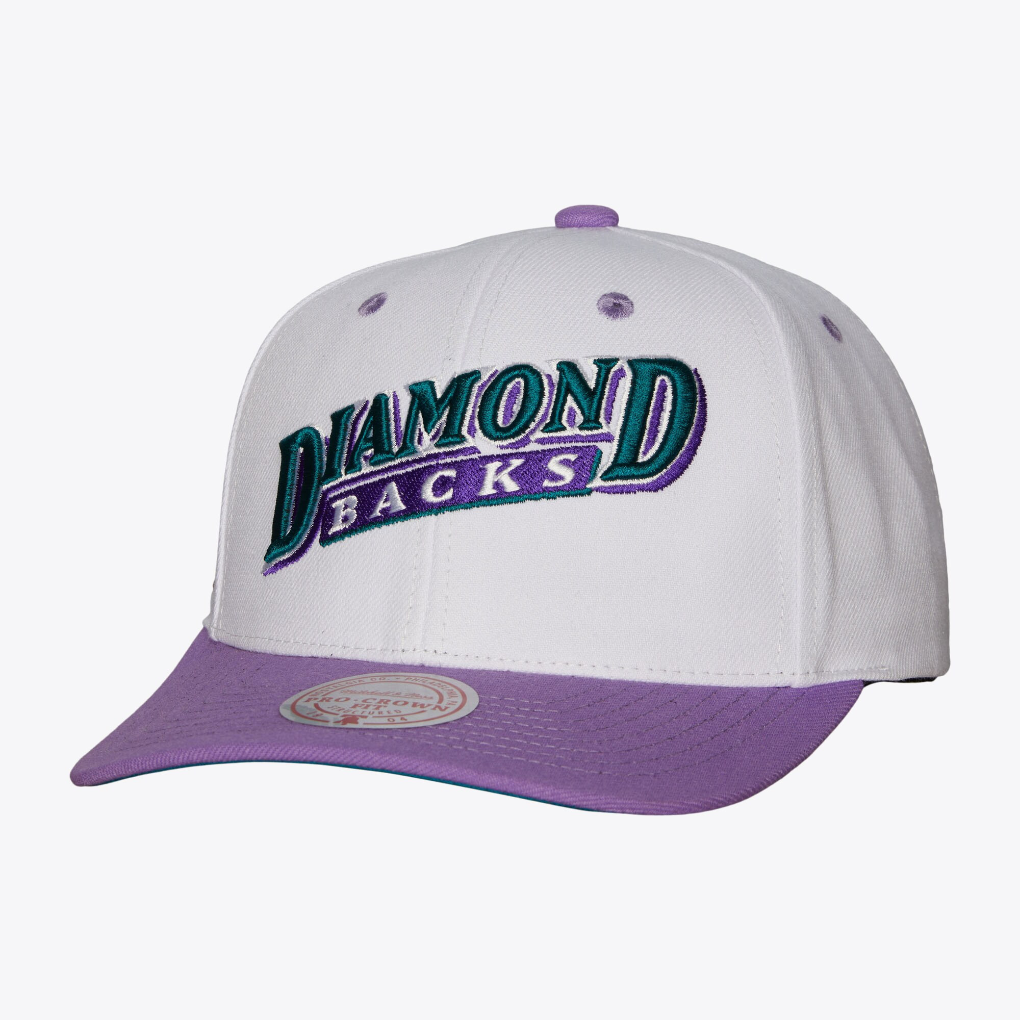 Men's  White Arizona Diamondbacks Cooperstown Collection Evergreen Pro Snapback Hat | Mitchell & Ness