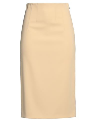 Patrizia Pepe Woman Midi skirt Beige Size 4 Polyester, Elastane | YOOX (US)