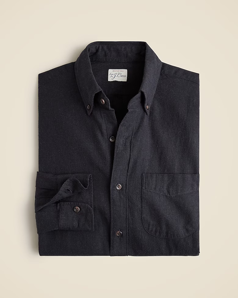 Brushed twill shirt | J. Crew US