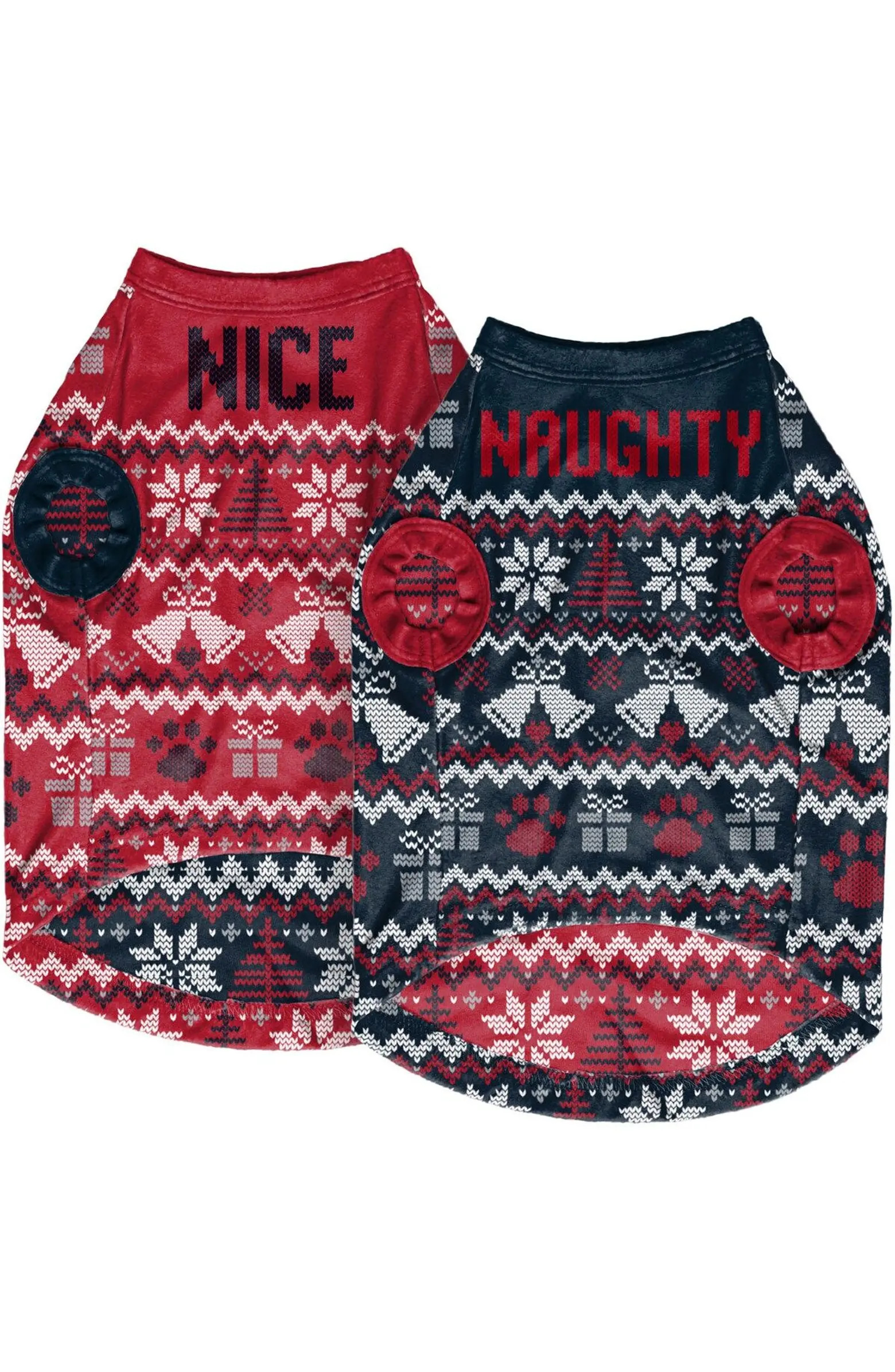 FOCO Houston Texans Reversible Holiday Dog Sweater | Nordstrom | Nordstrom