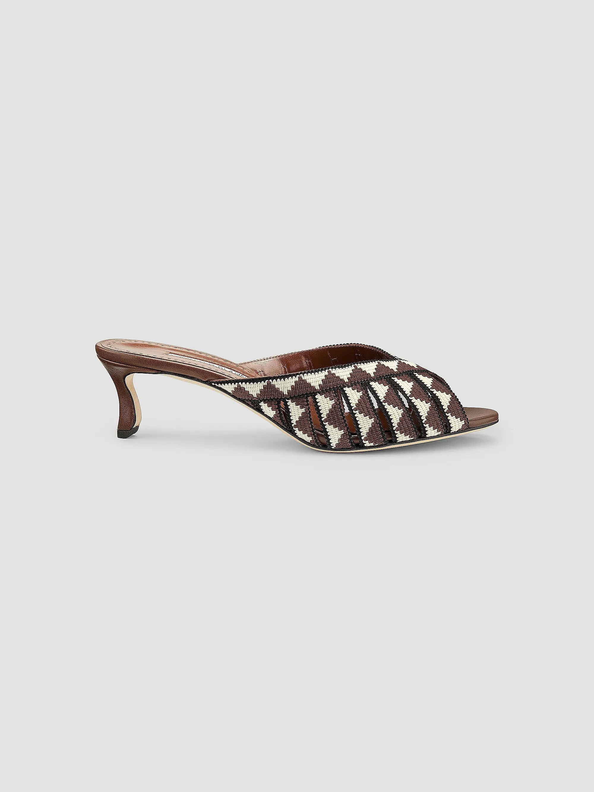 Trofesamu Woven Kitten-Heel Sandals | Saks Fifth Avenue
