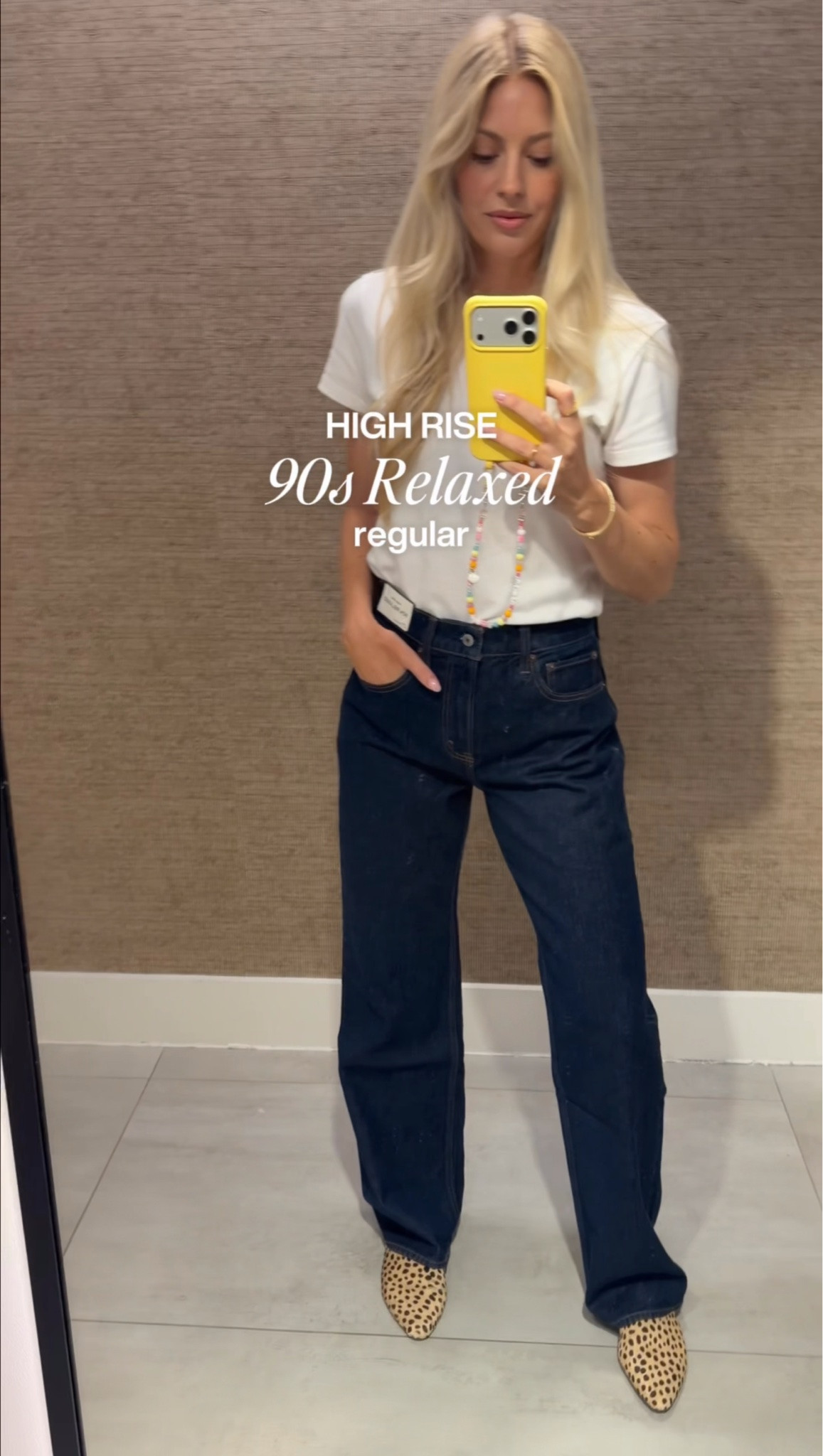 The easy everyday jean: Abercrombie’s high-rise ’90s relaxed fit in the regular length 👖 The relaxed leg gives you room without losing the classic, polished shape. Styled simply so you can really see the fit.

#LTKfit #AbercrombieDenim #90sJeans #RelaxedJeans #DenimTryOn #ClassicStyle #EverydayDenim