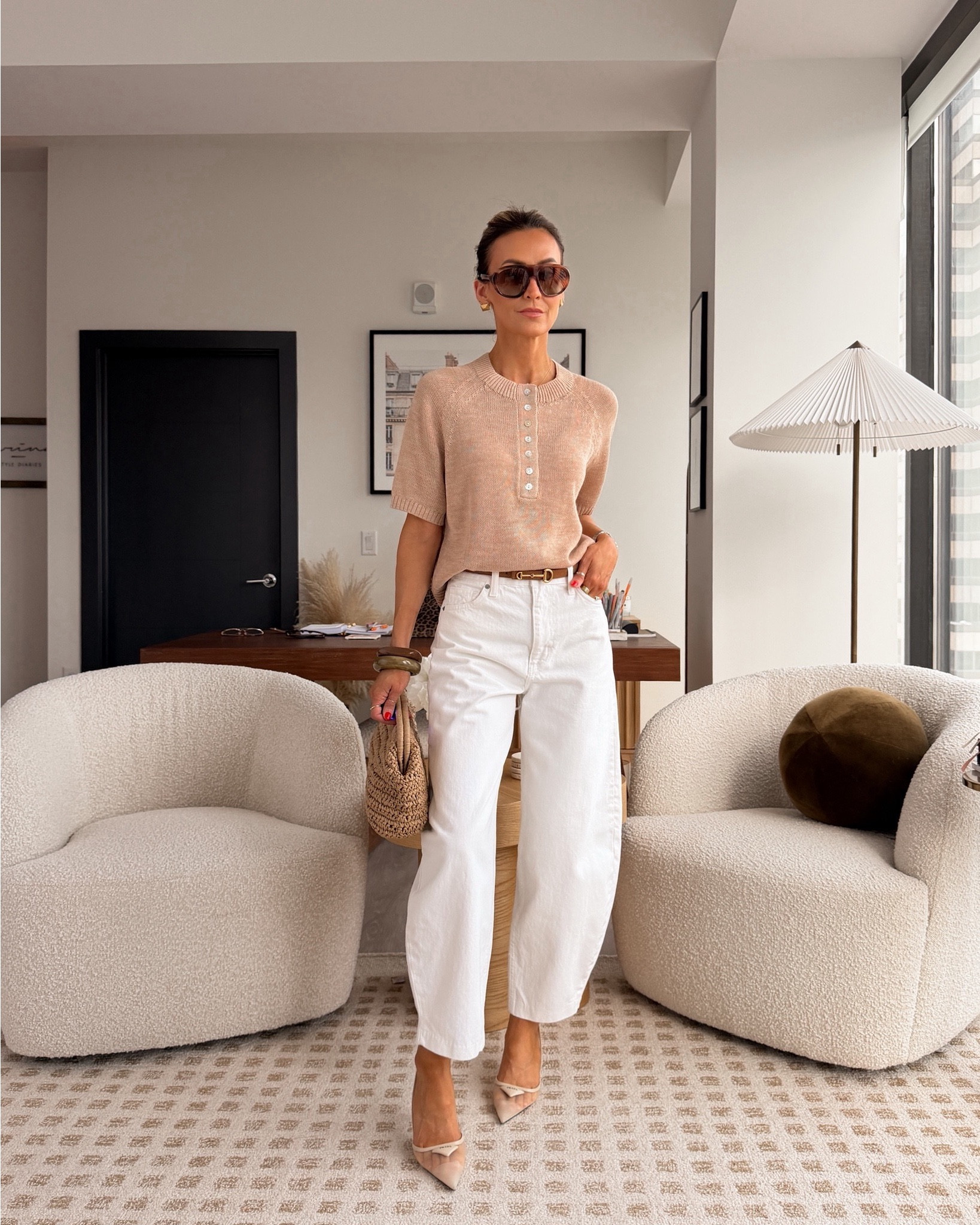 Both pants and this top are on the best seller list this week! This top is such a great transitional piece for spring and even chilly summer nights! The barrel shape of these jeans add a good texture to the look!

#LTKSeasonal #LTKgrwm #LTKOver40