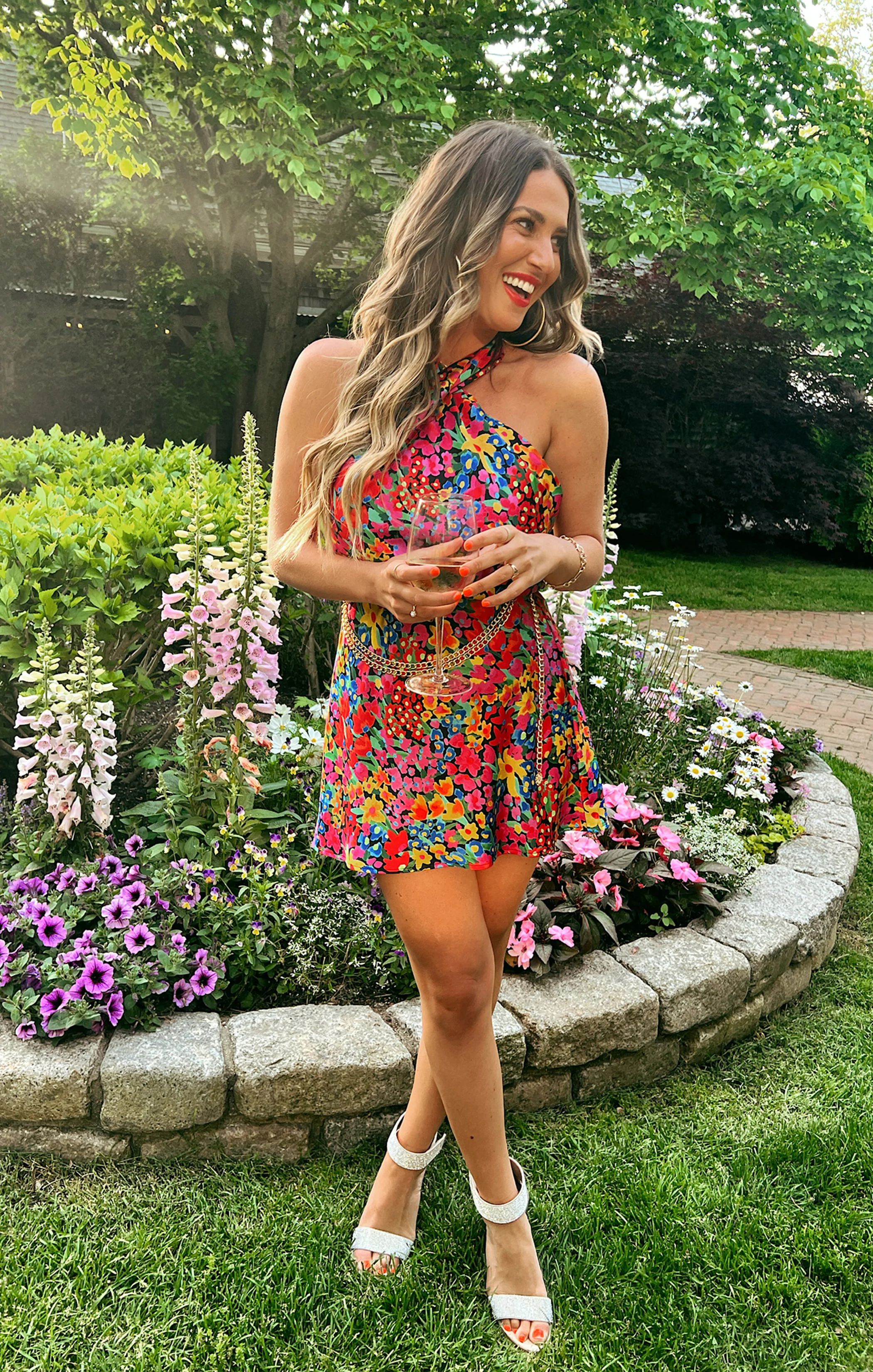 Jasmine Halter Mini Dress ~ Garden Glow | Show Me Your Mumu