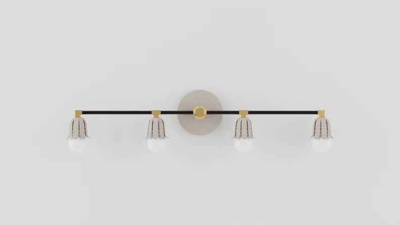 Elba 4 - Light Dimmable Vanity Light | Wayfair North America