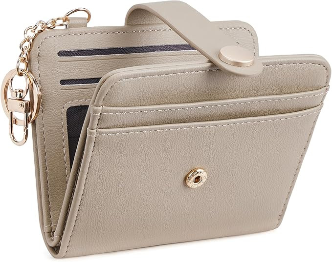 POIUGOYA Slim Wallet for Women,RFID Blocking Bifold Credit Card Holder with Zipper Coin Pocket,ID... | Amazon (US)