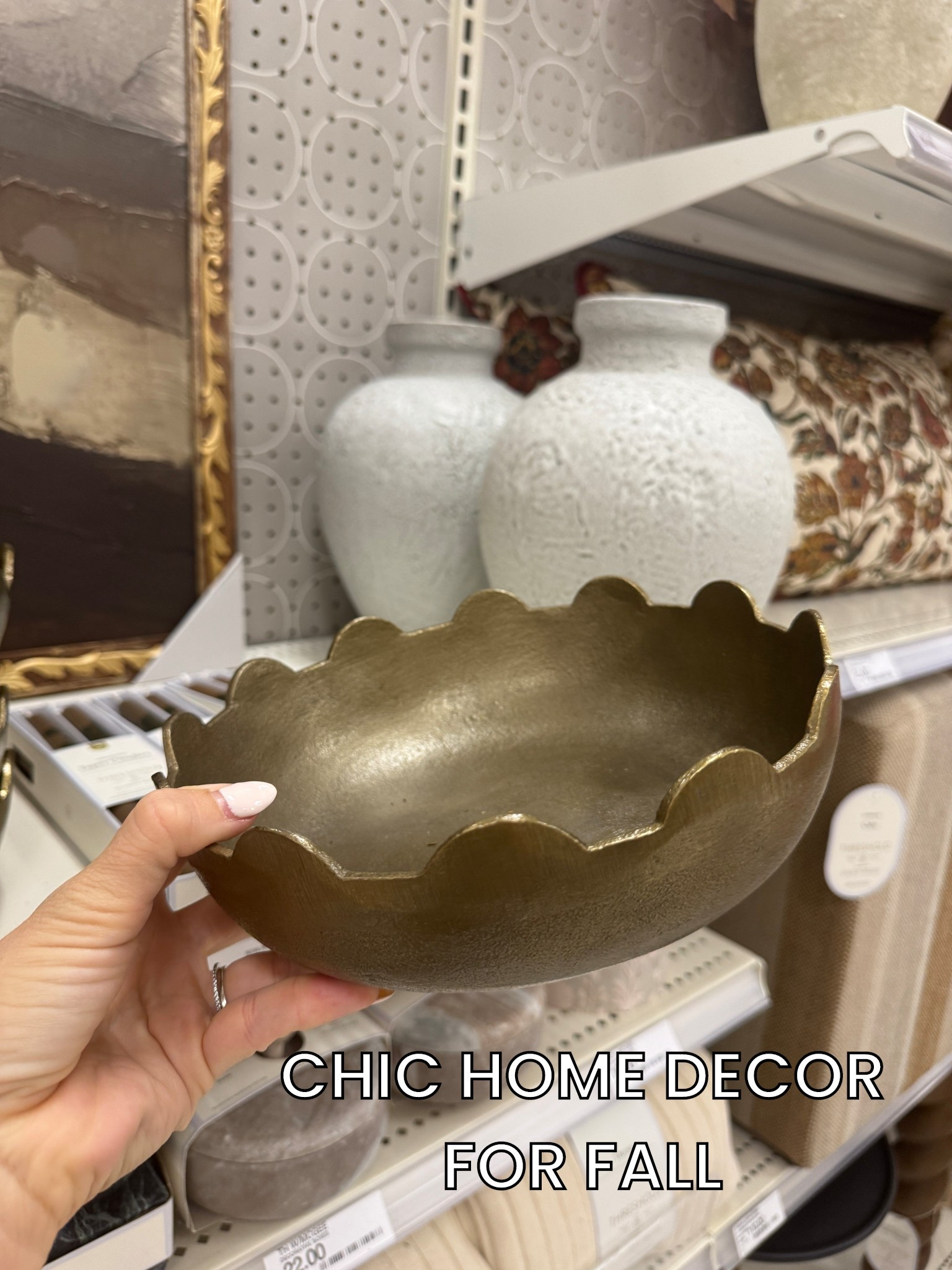 “Bronze Fall Decorative Dish for Seasonal Home Decor”

Description:
“Add a touch of autumn elegance to your home with this bronze decorative dish, perfect for holding trinkets, jewelry, or small seasonal accents. Ideal for coffee tables, entryways, or mantel displays, this fall decor piece combines functionality with a warm, festive vibe. Explore creative ways to style your home for fall with bronze accents, cozy seasonal decorations, and autumn-inspired decor ideas.” 

#LTKHome #LTKSeasonal
