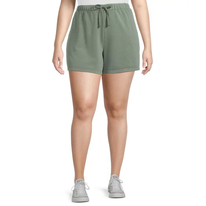 Terra & Sky Women’s Plus Size Terry Cloth Shorts | Walmart (US)