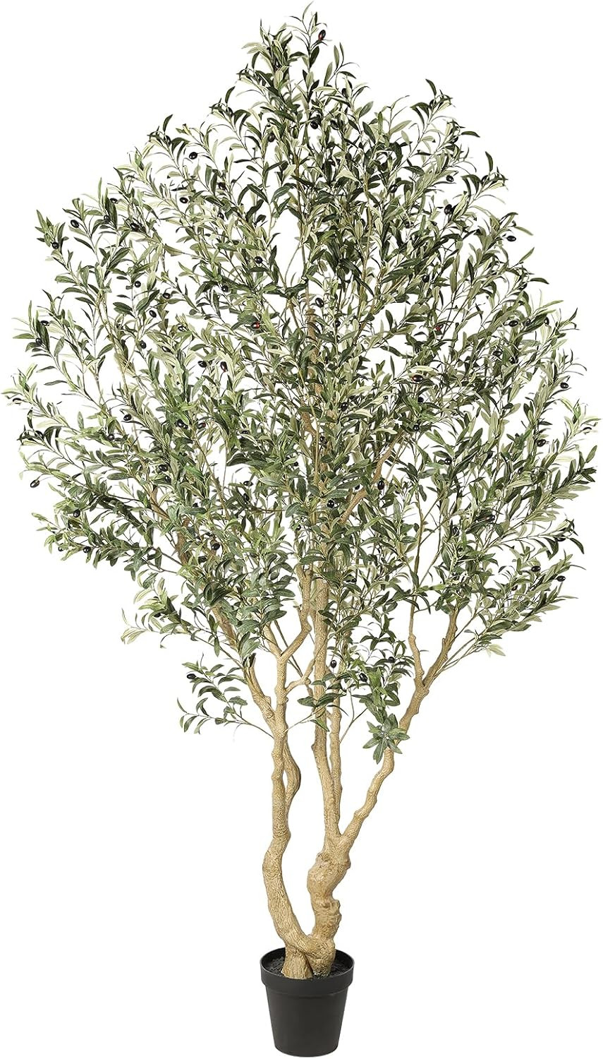 Large Artificial Olive Tree 8ft with Thick Trunk & Realistic Leaves | Amazon (US)
