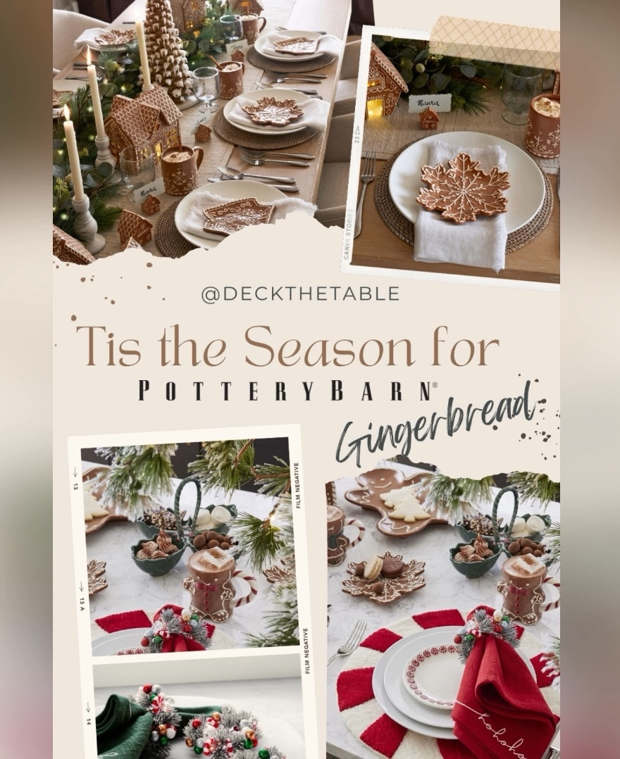 It’s officially Christmas Season yall! Just kidding, but the Pottery Barn Christmas Shop is open and you have to see their Gingerbread collection! Go traditional or mix it up with a little Peppermint Twist! Let me know what your loving the most! 

#LTKstyletip #LTKhome #LTKHoliday