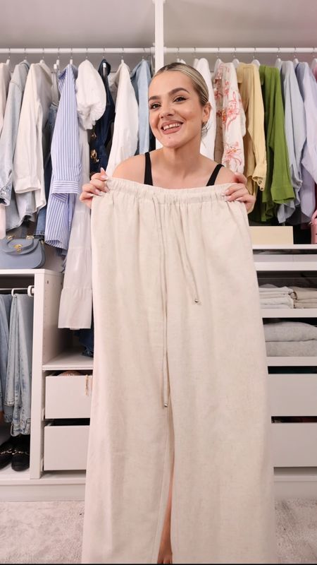 Must have linen pants 🤩 Under $35 
Wearing sizes : 
Top Small
Pants Medium 

#LTKFindsUnder50 #LTKSeasonal #LTKVideo