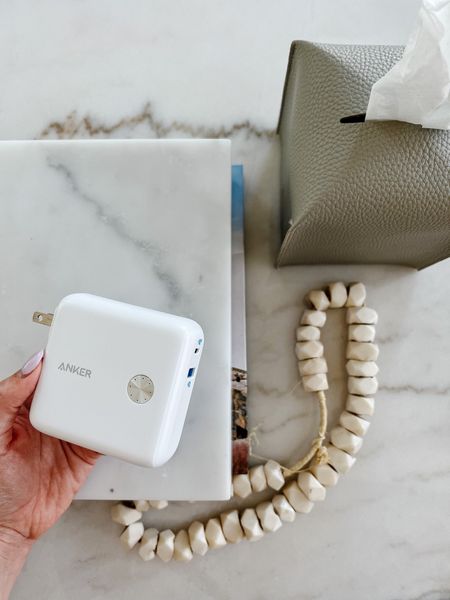 Love our portable charger we take everywhere while traveling! Comes in handy and has a USB-c port that charges your phone even faster! 

#LTKhome #LTKtravel