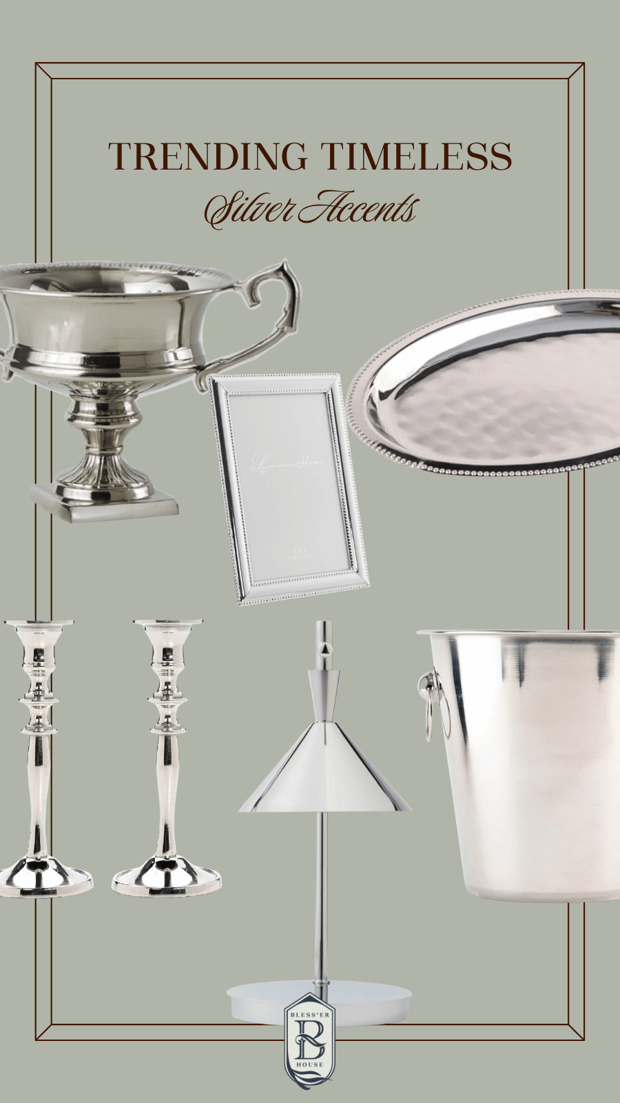 Trend alert! But it's actually timeless so is it really ever out of trend? Silver accents are having a moment in home decor lately 

 #LTKHome