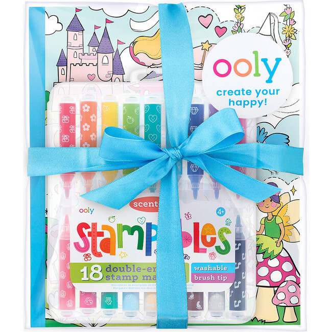 Princess & Fairies Stampables Coloring Pack | Maisonette