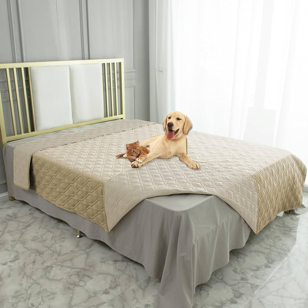 Ameritex Waterproof Dog Bed Cover Pet Blanket for Furniture Bed Couch Sofa Reversible | Amazon (US)