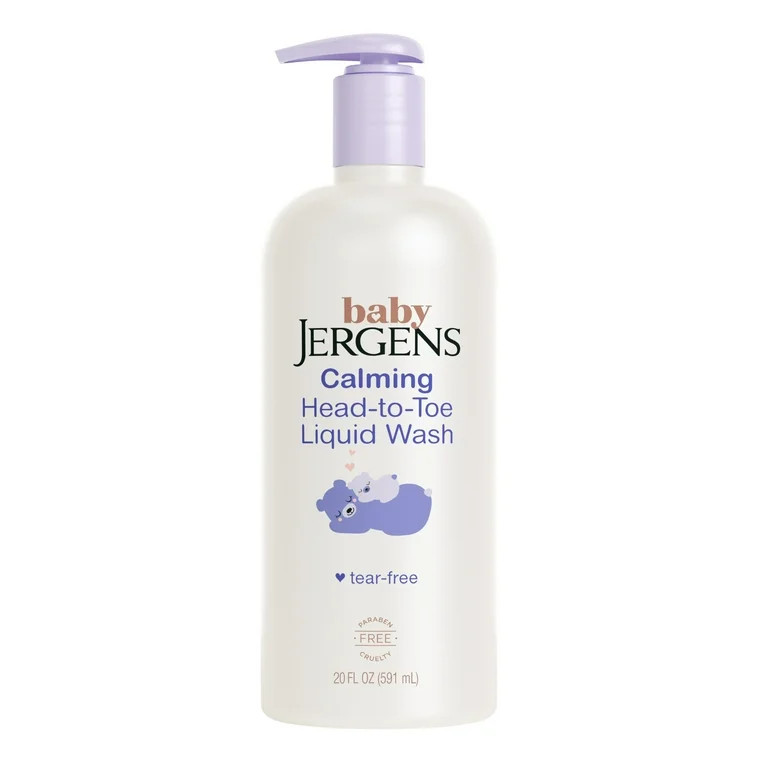 Baby Jergens Calming Head to Toe Liquid Baby Wash, Body Wash and Shampoo, Tear Free, 20 oz | Walmart (US)