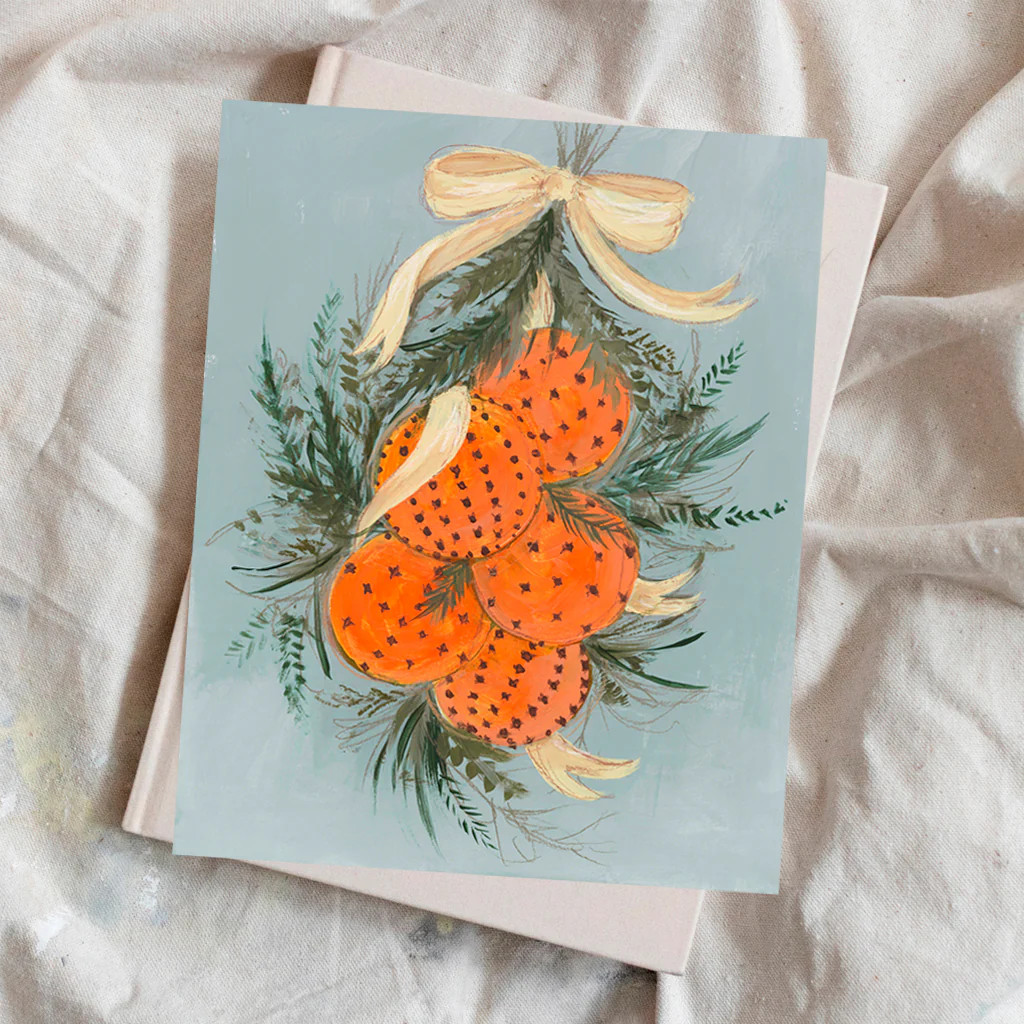 Cloved Oranges | Art Print | Lindsay Letters, LLC