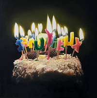 Le gâteau d'anniversaire (The birthday cake) Painting