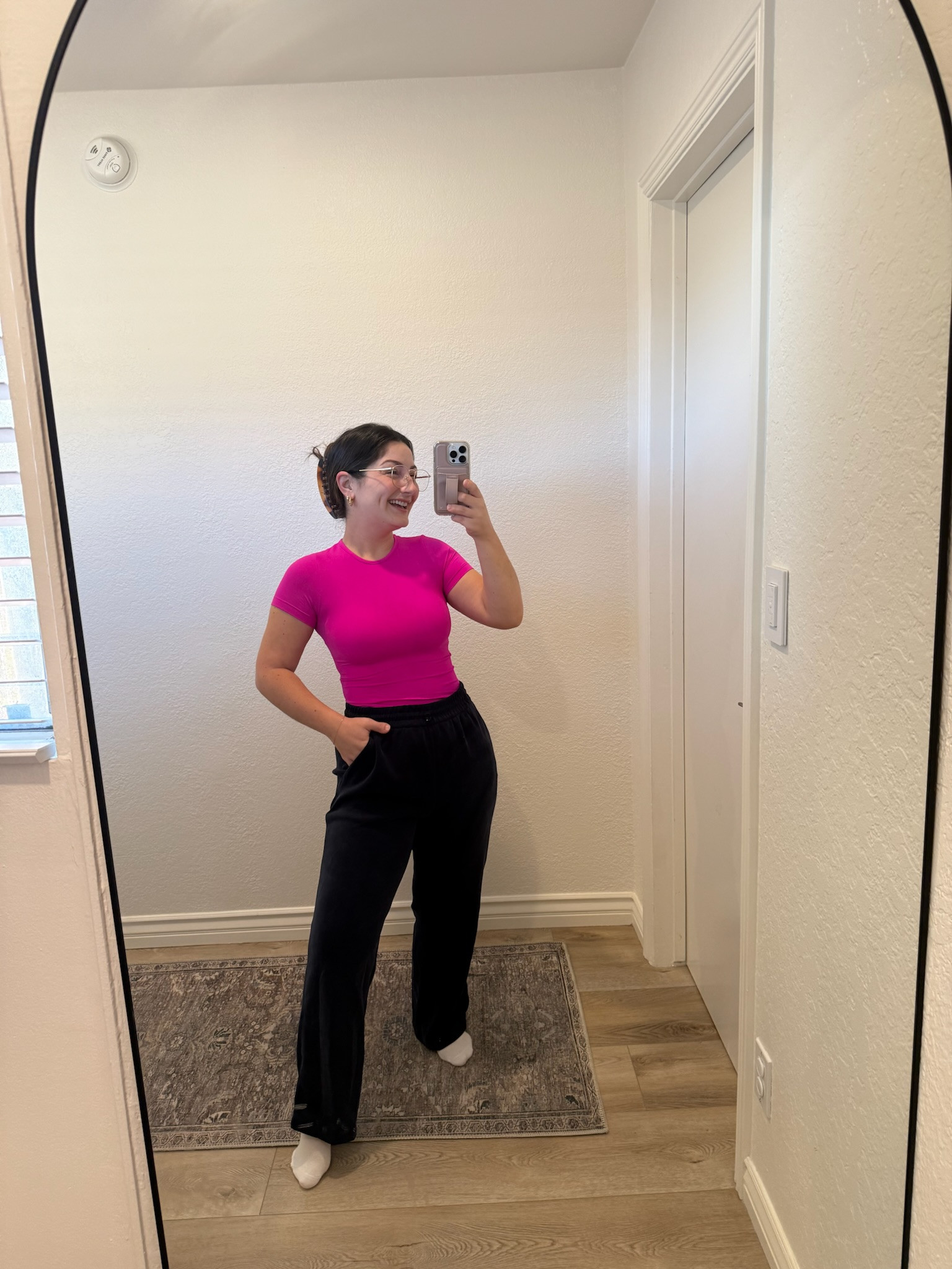 Top size small, Seamless bra size medium, Pants size small petite - Perfect for workouts or lounging! (5'0" 140lbs)

Necklace use code: Mimiltk 

#LTKActive #LTKPetite #LTKootd