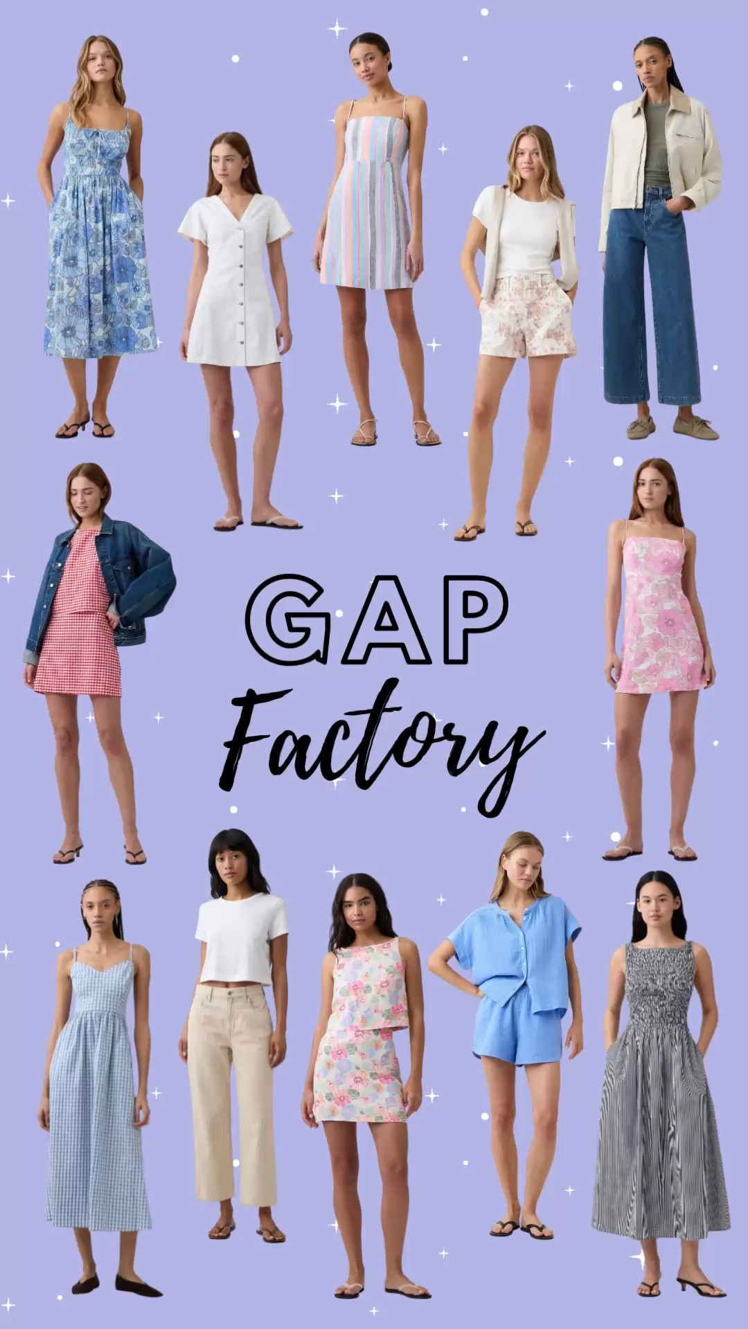 Shop Summer staples at Gap Factory. 

Keyword: women’s clothing, women’s fashion, linen, sleep shorts, casual clothing, everyday clothing, striped, floral, dress, summer clothing, sweatshirt

#LTKmomlife #LTKMidsize #LTKSeasonal
