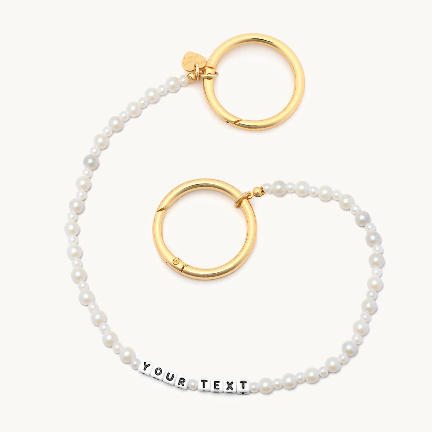 Custom Pearl Bag Chain | Little Words Project