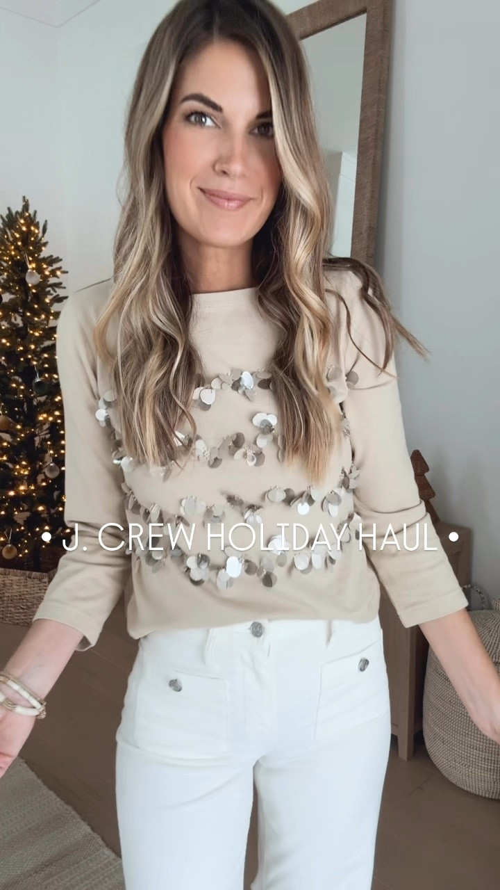 Jcrew holiday party outfit ideas! A lot of these pieces are on sale!  These velvet pants come in petite and tall sizes - I am 5’11” in the tall! 

I am in xs in all tops, xs in the skirt, and 26 tall in the pants. Shoes true to size.  



#LTKHoliday #LTKShoeCrush #LTKSaleAlert