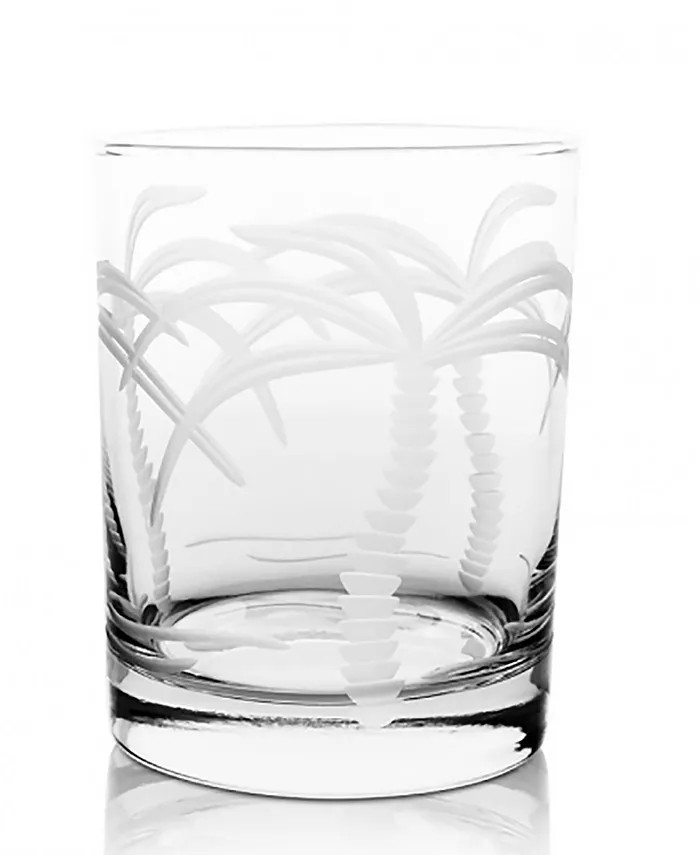 Palm Tree Double Old Fashioned 14Oz - Set Of 4 Glasses | Macys (US)