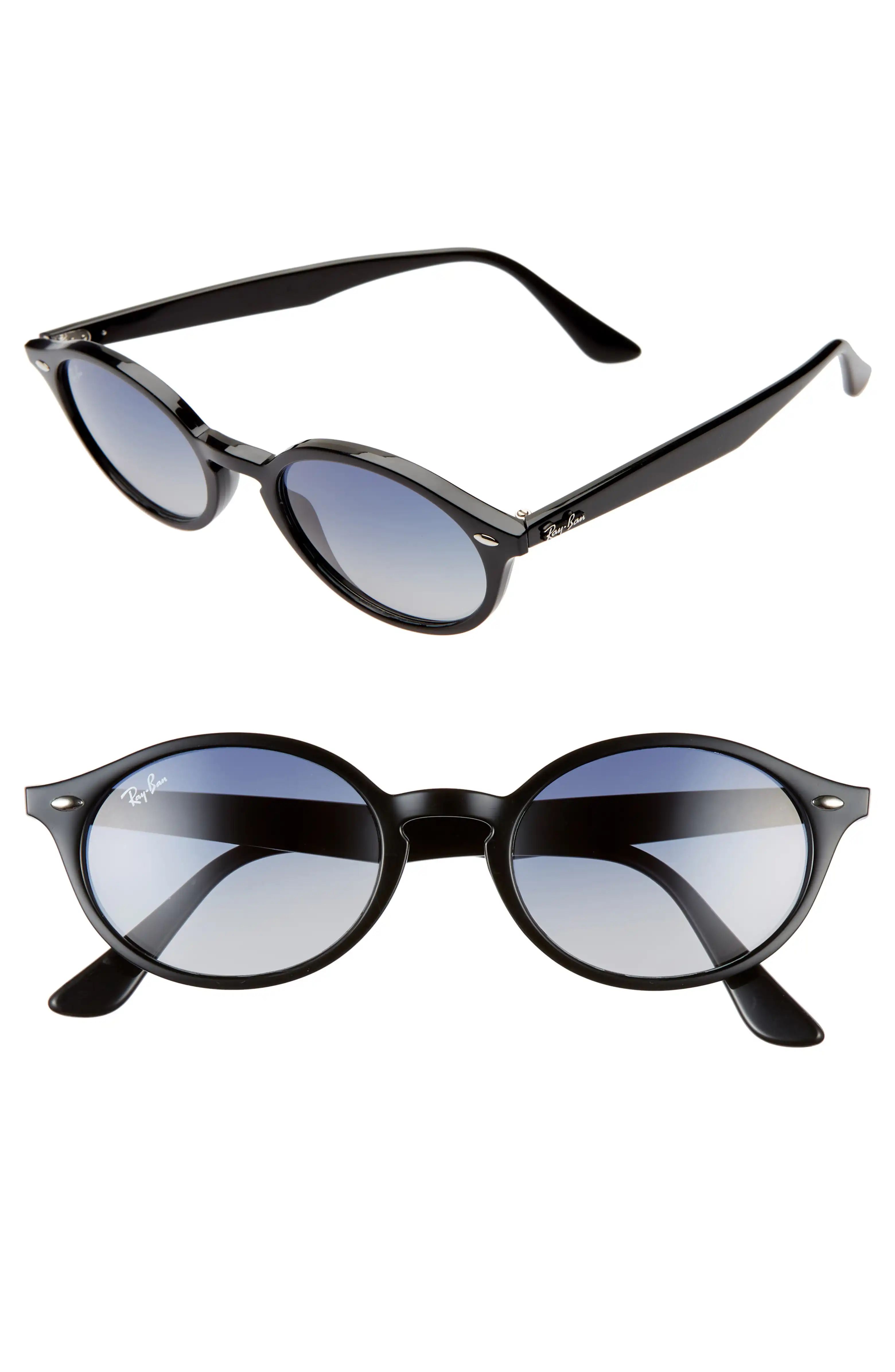 51mm Gradient Oval Sunglasses | Nordstrom