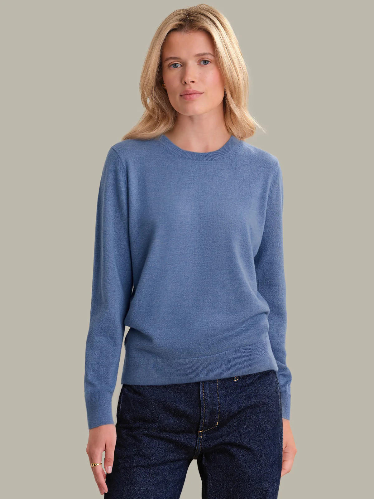 Alba: Cashmere Blend Crewneck | 525 America