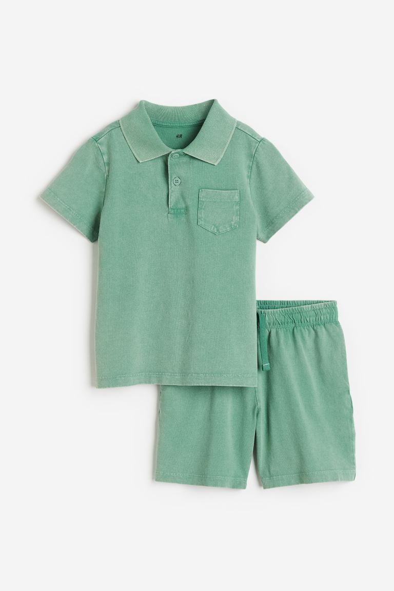 2-piece Cotton Jersey Set | H&M (US)