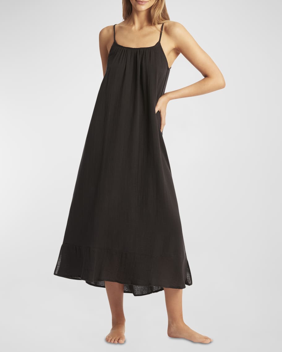 Sunset Cotton Gauze Maxi Sun Dress | Neiman Marcus