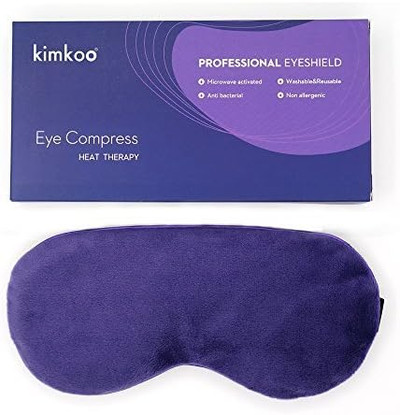 Kimkoo Moist Heat Eye Compress&Microwave Hot Eye Mask for Dry Eyes，Natural and Healthy Therapie...
