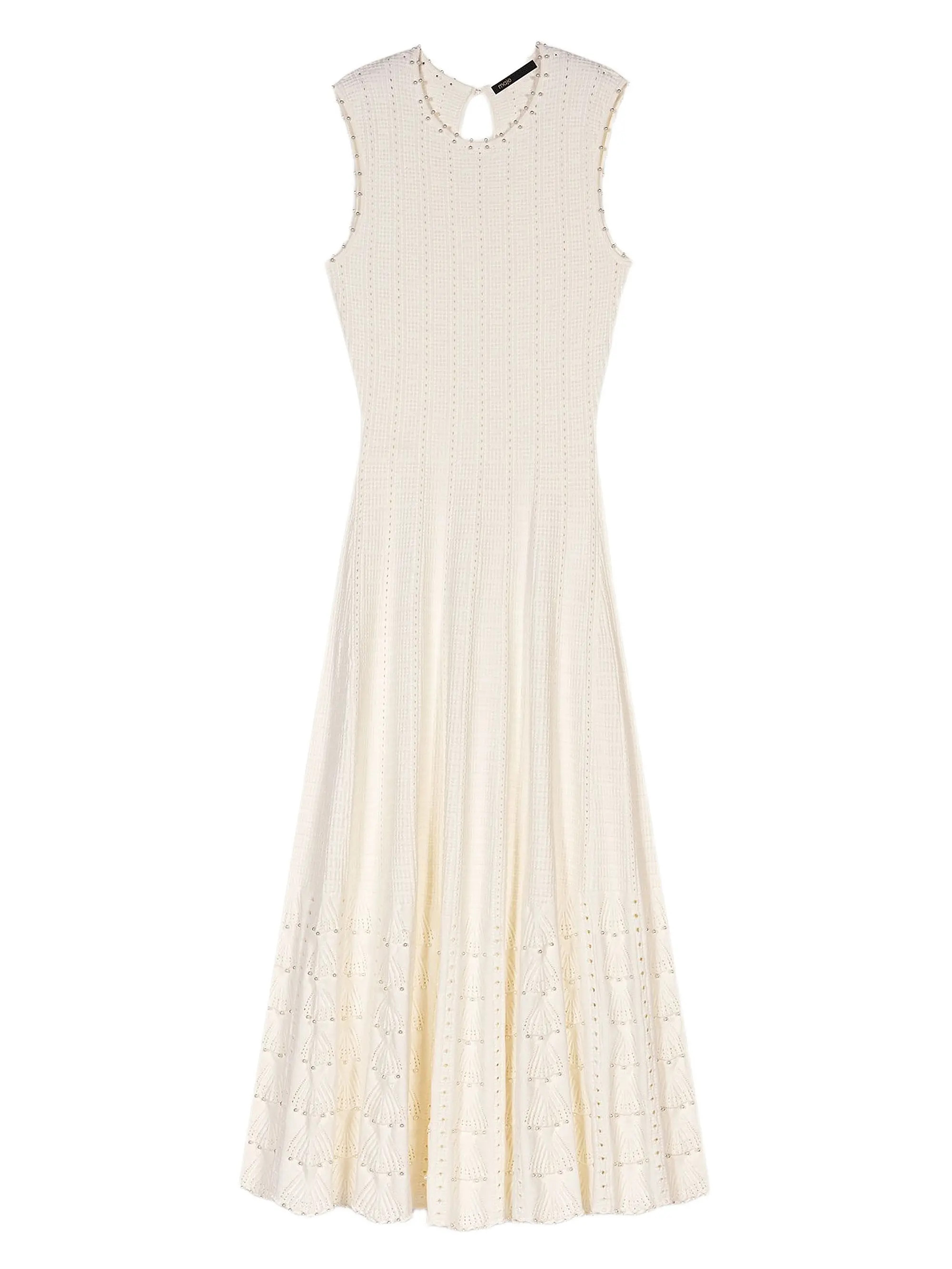 Beaded Pointelle Knit Maxi Dress | Saks Fifth Avenue