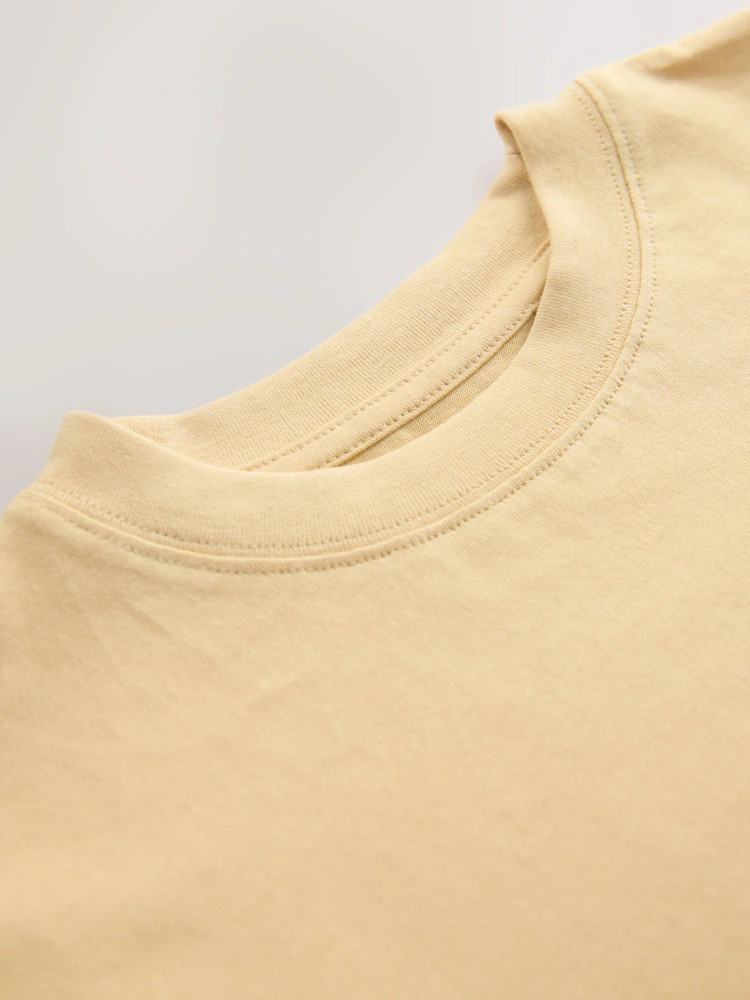 Soft Yellow Relaxed Fit Short Sleeve T-Shirt (3-16yrs) | Next US