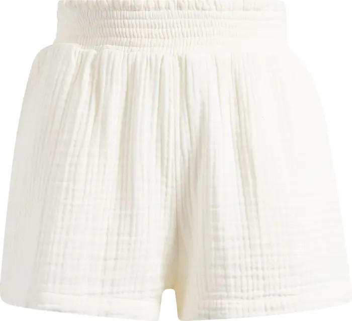 In the Waves Cotton Gauze Shorts | Nordstrom