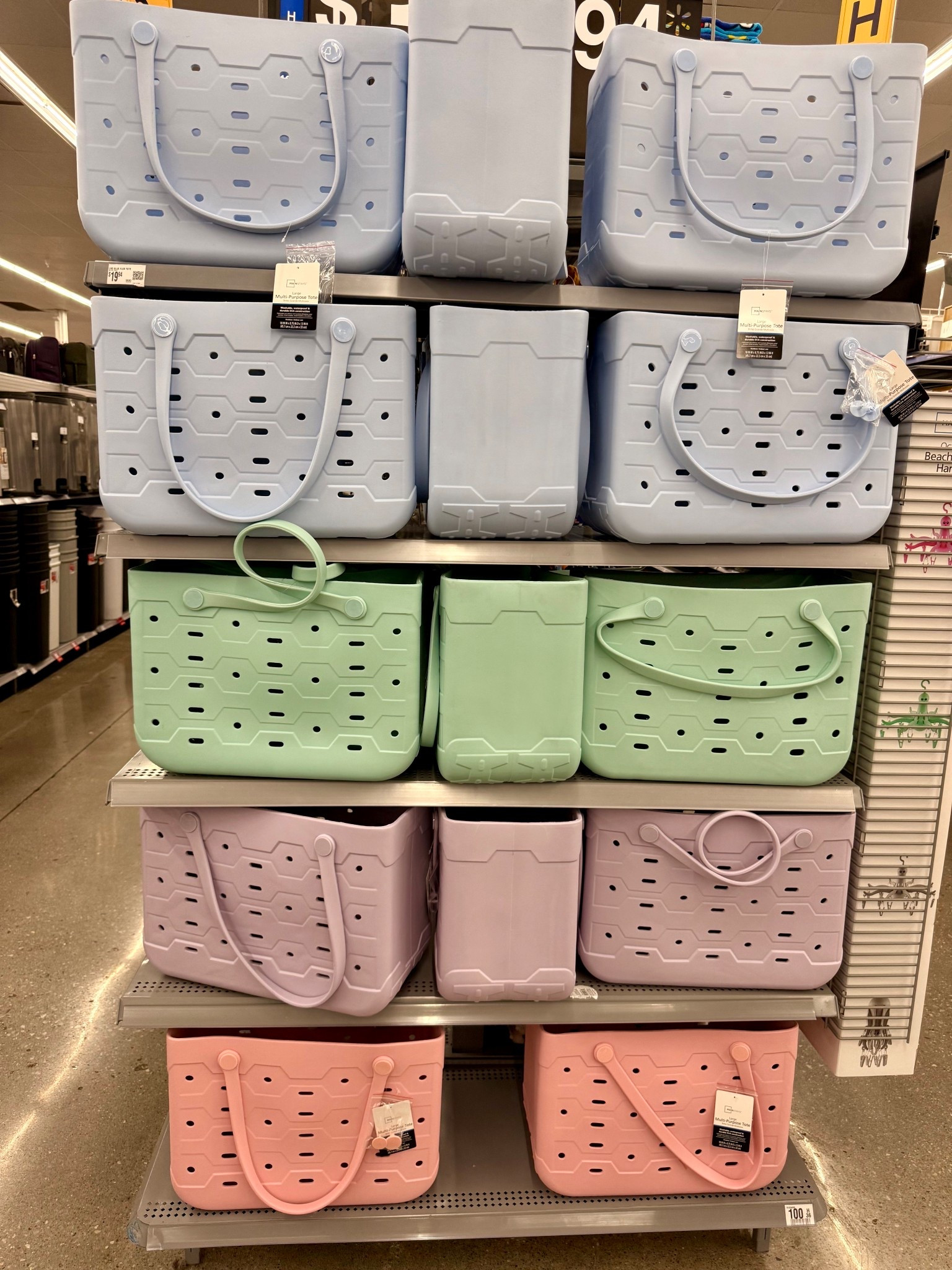 These colors are 😍😍😍😍!!! Just $20 for these large washable tote bags!! #ad