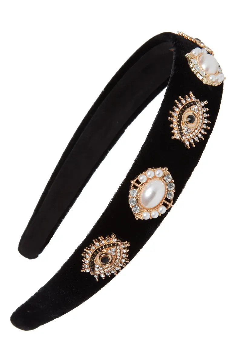 Evil Eye Beaded Headband | Nordstrom