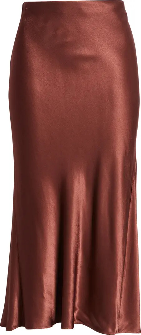Maya Satin Midi Skirt | Nordstrom