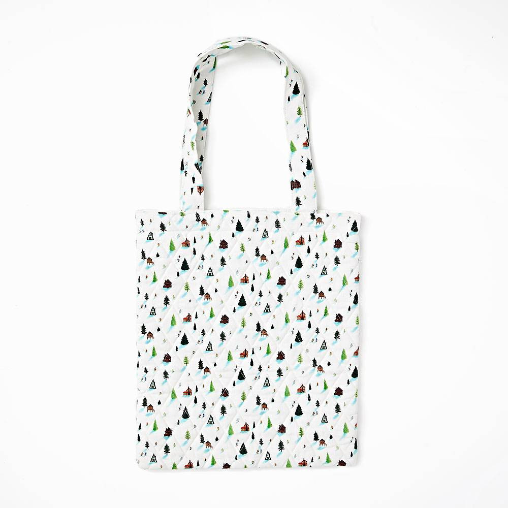 Skiers Quilted Tote | Paper Source | Paper Source