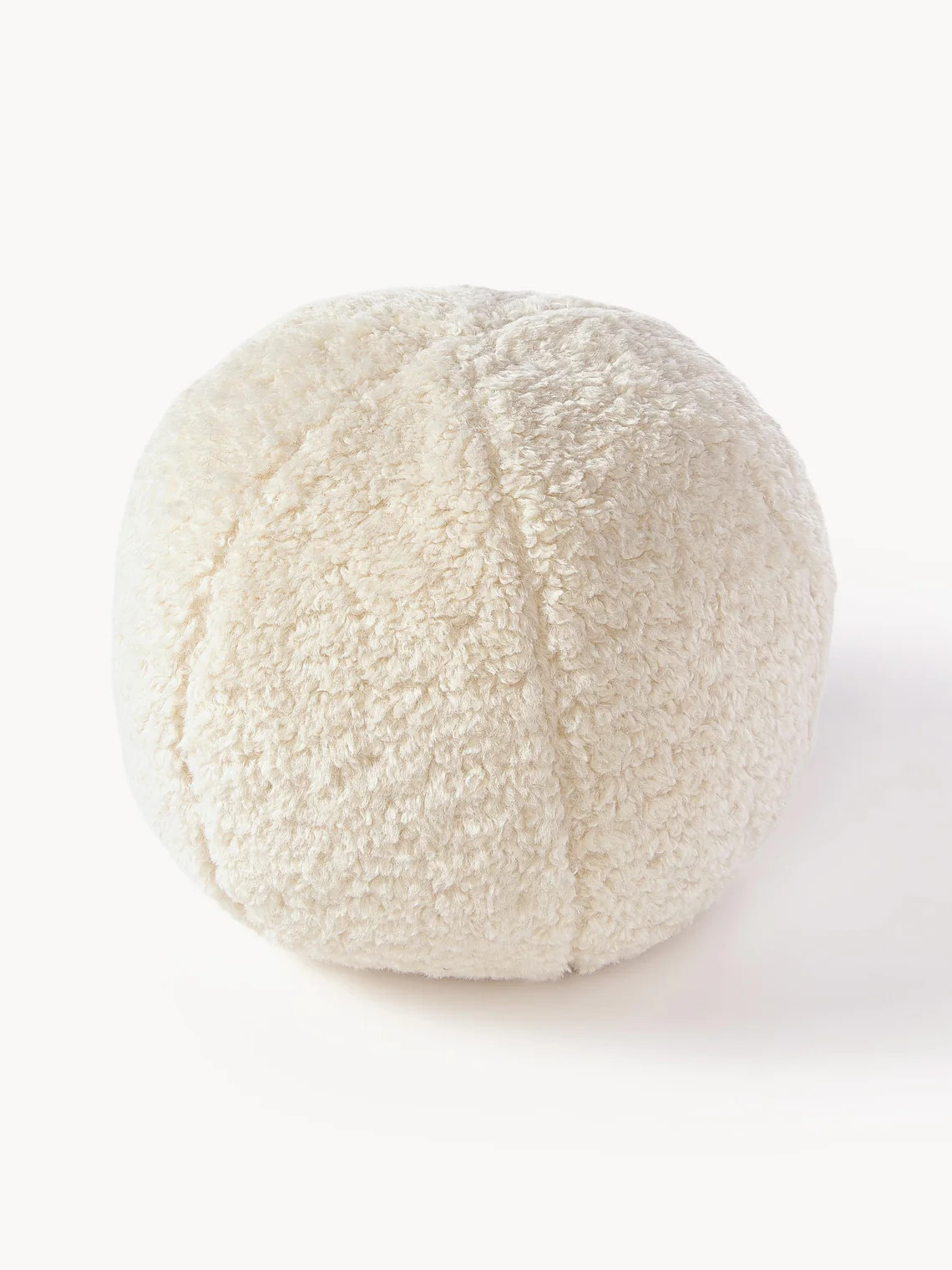 Rundes Teddy-Dekokissen Dotty | Westwing EU